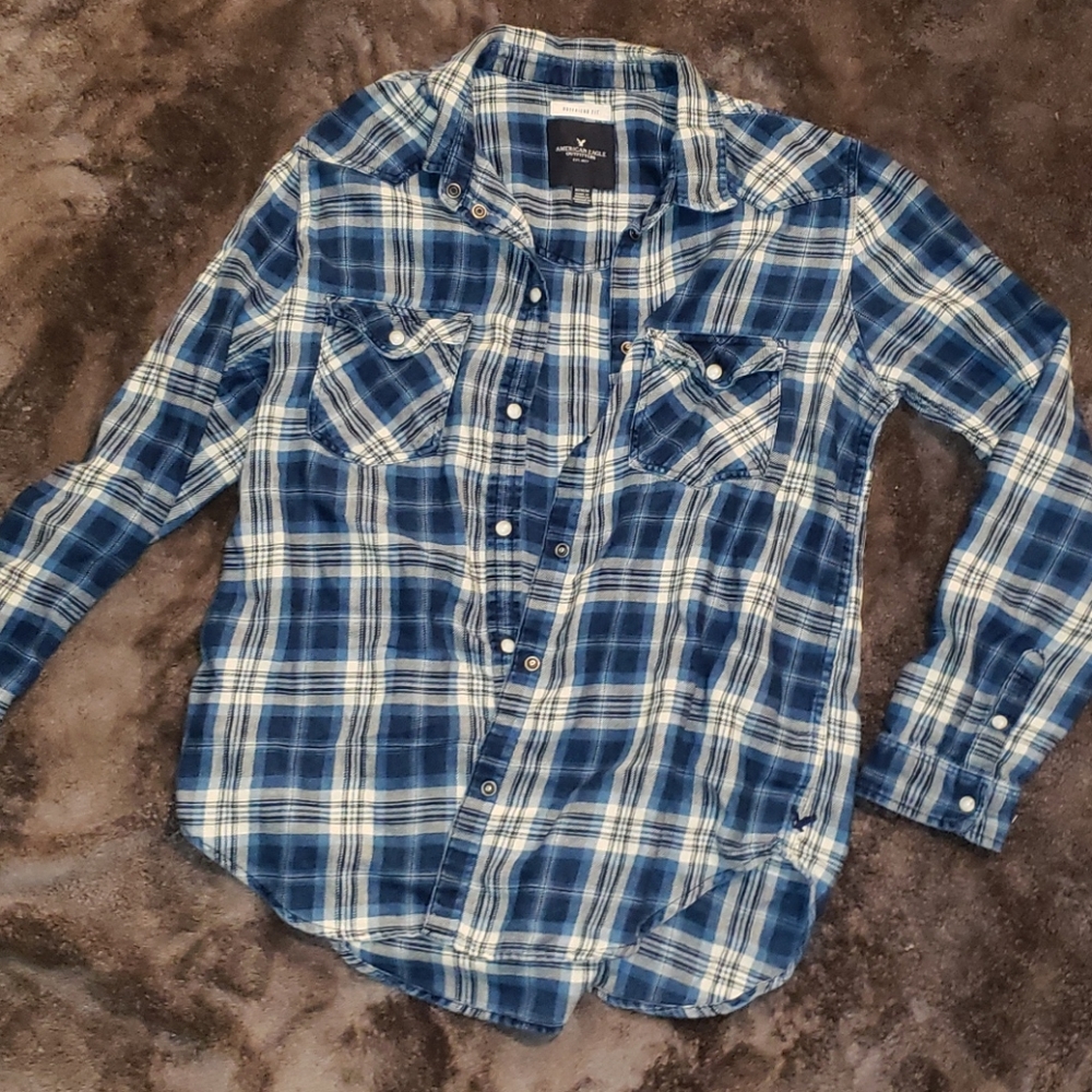 Blue flannel